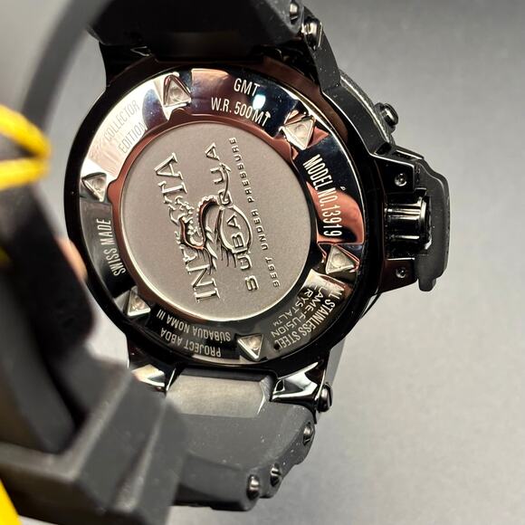 Invicta SubAqua NOMA III 13919 Mens Collector Edition GMT 500M Swiss Made NIBWT - Picture 11 of 17
